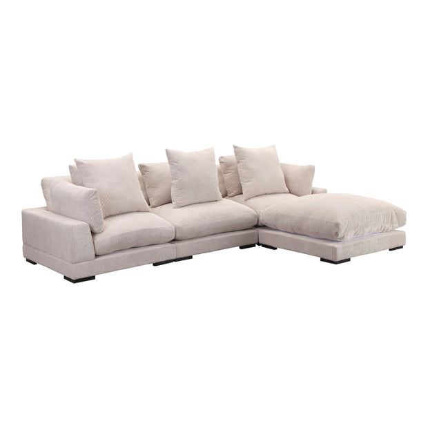 Moe's Home Collection Tumble Lounge Light Brown Modular Sectional