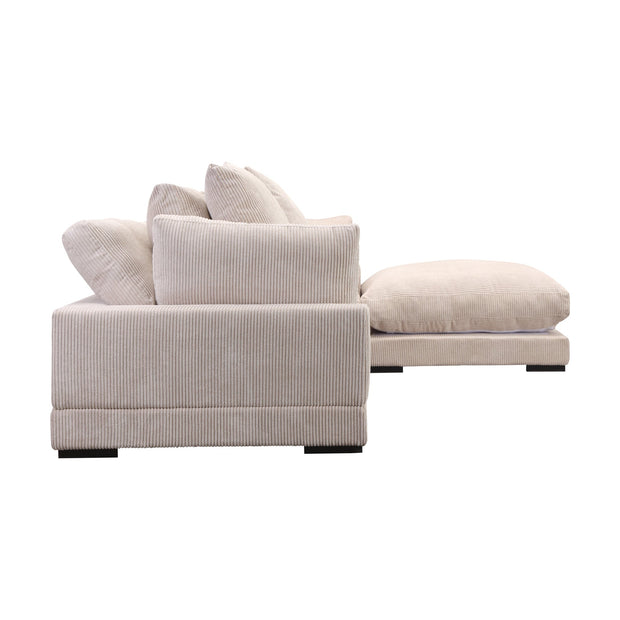 Moe's Home Collection Tumble Lounge Light Brown Modular Sectional