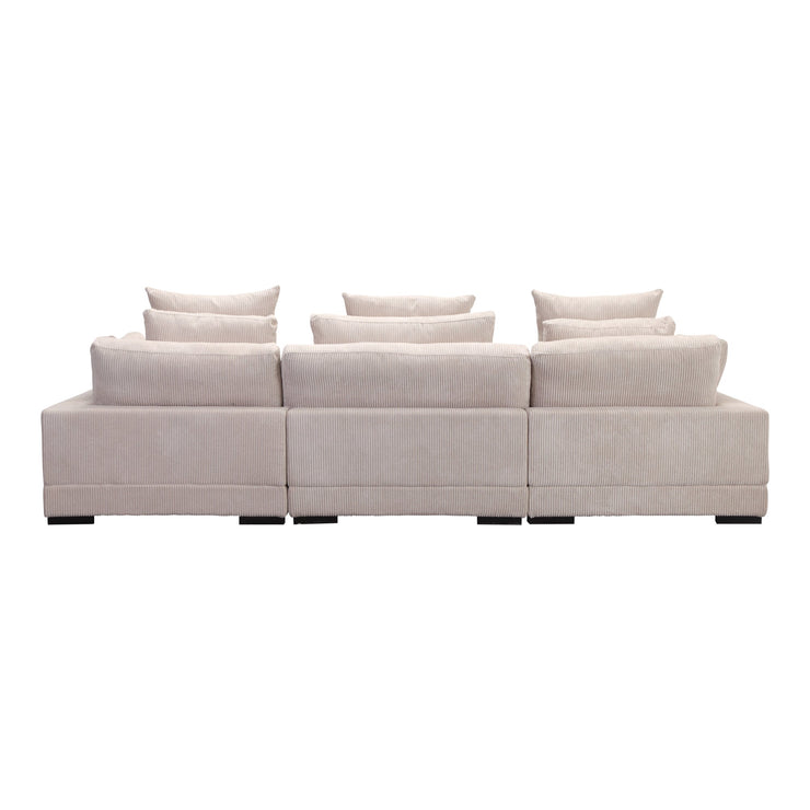 Moe's Home Collection Tumble Lounge Light Brown Modular Sectional