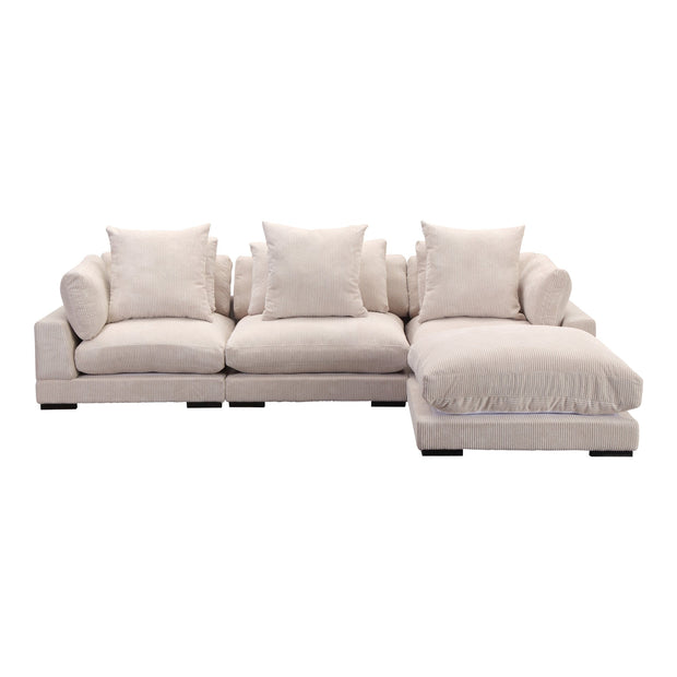 Moe's Home Collection Tumble Lounge Light Brown Modular Sectional