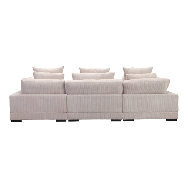 Moe's Home Collection Tumble Light Brown Dream Modular Sectional
