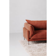 Moe's Home Collection Jamara Burnt Auburn Right-Facing Sectional