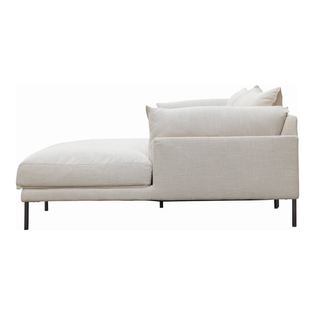 Moe's Home Collection Jamara Sandy Beige Left-Facing Sectional
