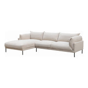 Moe's Home Collection Jamara Sandy Beige Left-Facing Sectional