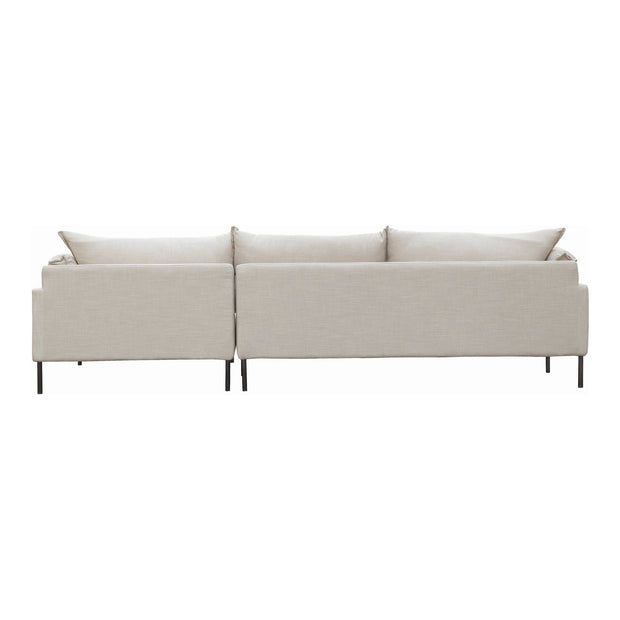 Moe's Home Collection Jamara Sandy Beige Left-Facing Sectional