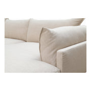 Moe's Home Collection Jamara Sandy Beige Left-Facing Sectional