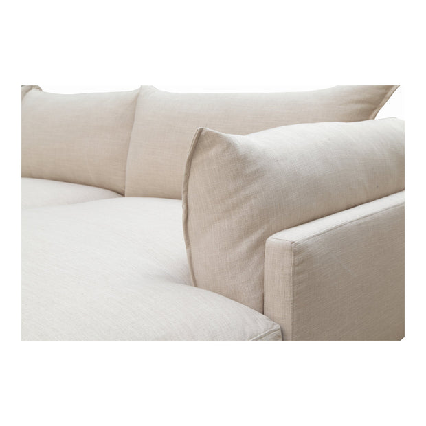 Moe's Home Collection Jamara Sandy Beige Left-Facing Sectional