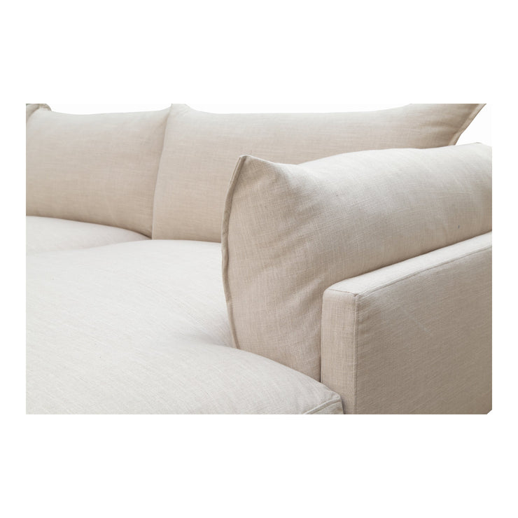 Moe's Home Collection Jamara Sandy Beige Left-Facing Sectional