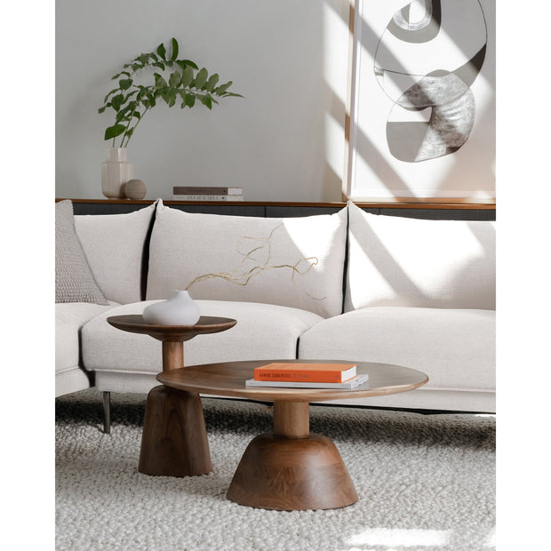 Moe's Home Collection Jamara Sandy Beige Left-Facing Sectional