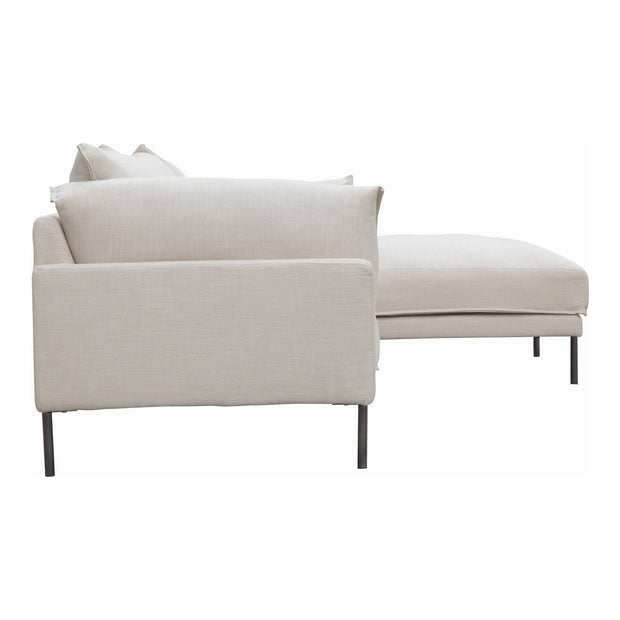 Moe's Home Collection Jamara Sandy Beige Right-Facing Sectional
