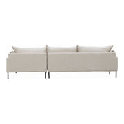 Moe's Home Collection Jamara Sandy Beige Right-Facing Sectional