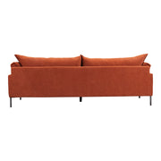 Moe's Home Collection Jamara Burnt Auburn Sofa Burnt Auburn