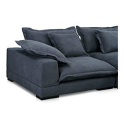 Moe's Home Collection Daydream Sectional ~ Slate Blue Performance Fabric