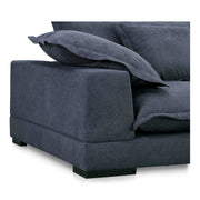 Moe's Home Collection Daydream Sectional ~ Slate Blue Performance Fabric