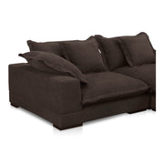 Moe's Home Collection Daydream Sectional ~ Dark Brown Performance Fabric