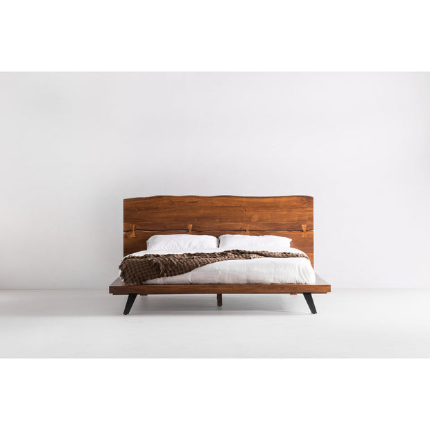 Moe's Home Collection Madagascar Brown Platform King Size Bed