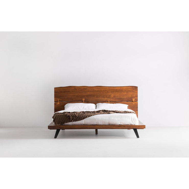 Moe's Home Collection Madagascar Brown Platform King Size Bed