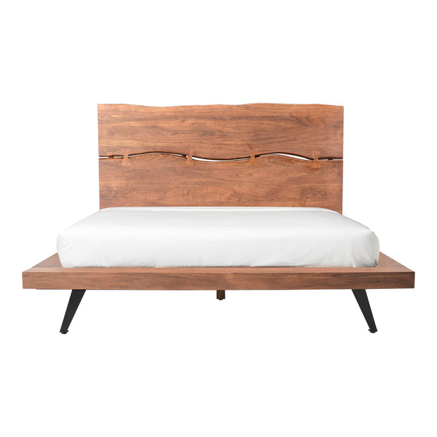 Moe's Home Collection Madagascar Brown Platform King Size Bed