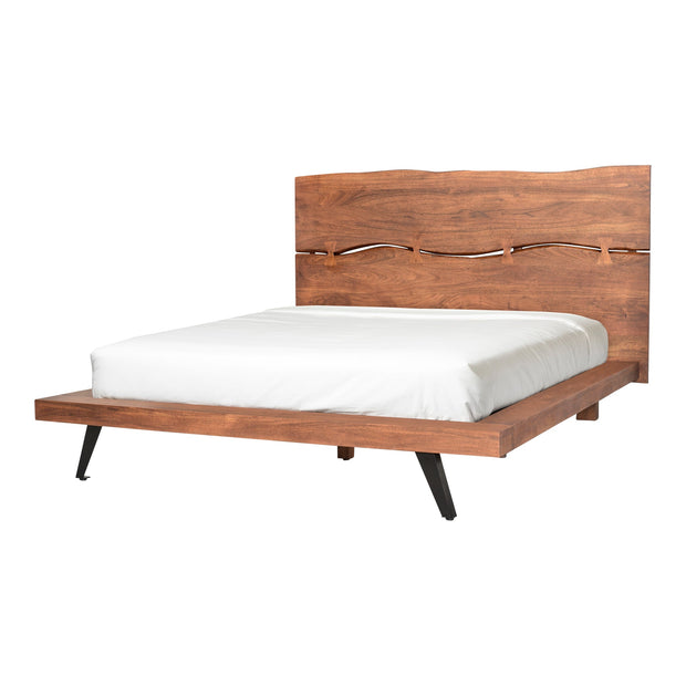 Moe's Home Collection Madagascar Brown Platform King Size Bed