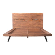 Moe's Home Collection Madagascar Brown Platform King Size Bed