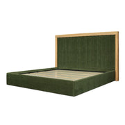 Moe's Home Collection Nina Green Upholstered Queen Size Bed
