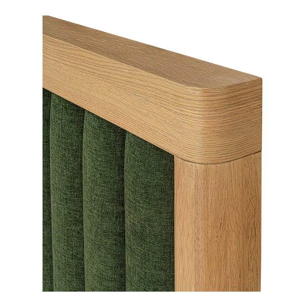 Moe's Home Collection Nina Green Upholstered Queen Size Bed