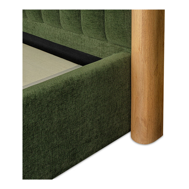 Moe's Home Collection Nina Green Upholstered Queen Size Bed