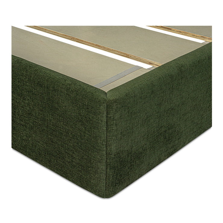 Moe's Home Collection Nina Green Upholstered Queen Size Bed