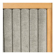 Moe's Home Collection Nina Grey Upholstered King Size Bed