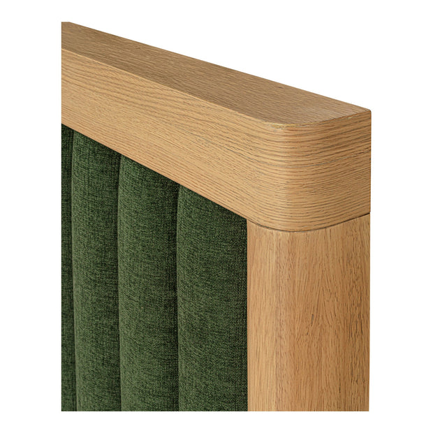 Moe's Home Collection Nina Green Upholstered King Size Bed