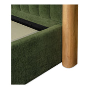 Moe's Home Collection Nina Green Upholstered King Size Bed