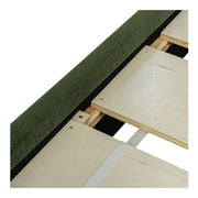 Moe's Home Collection Nina Green Upholstered King Size Bed
