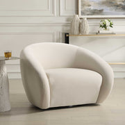 Uttermost DeSoto Cream Velvet Swivel Chair