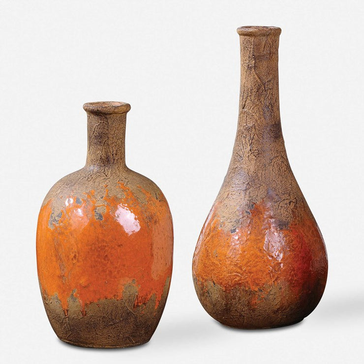 Uttermost Kadam Ceramic Vases (Set of 2)