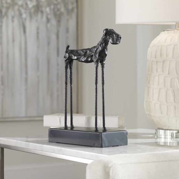Uttermost Maximus Cast Iron Dog Figurine