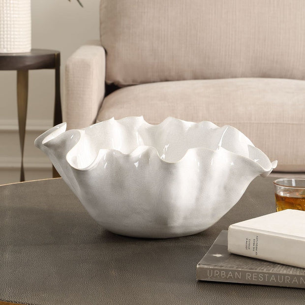 Uttermost Ruffle Bloom Bowl