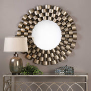 Uttermost Taurion Round Mirror
