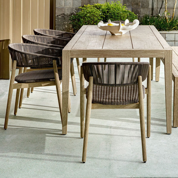 Uttermost Dermott All Weather Wicker Outdoor Dining Chair ~ Set Of 2