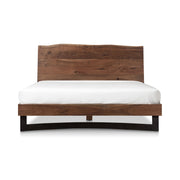 Moe's Home Collection Bent Live Edge Acacia Queen Size Bed