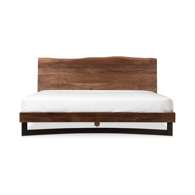 Moe's Home Collection Bent Live Edge Acacia King Size Bed