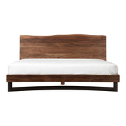 Moe's Home Collection Bent Live Edge Acacia King Size Bed