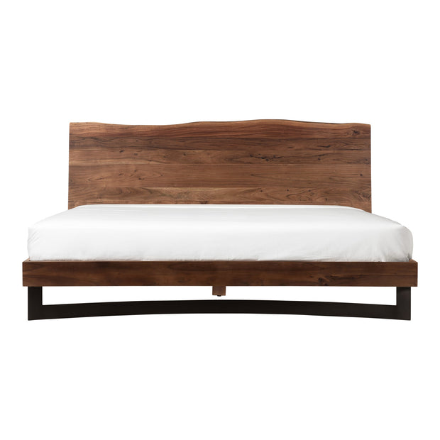 Moe's Home Collection Bent Live Edge Acacia King Size Bed