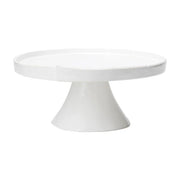 Vietri Lastra White Pedestal Cake Stand ~ Handcrafted Italian Stoneware