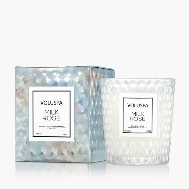 Voluspa Milk Rose Classic Candle ~ 6.5oz