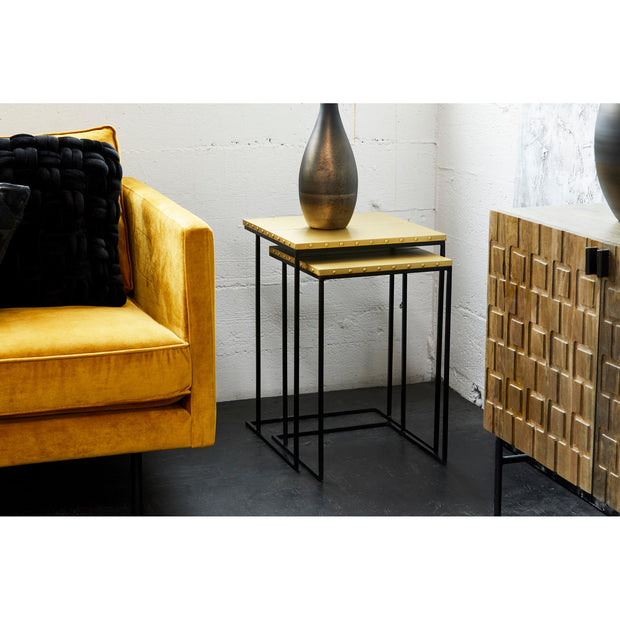 Moe's Home Collection Raphael Yellow Sofa