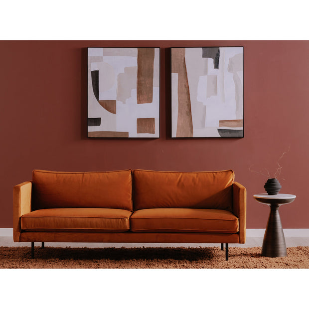 Moe's Home Collection Raphael Yellow Sofa