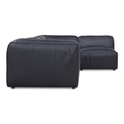 Moe's Home Collection Form Signature Modular Sectional ~ Vantage Black Leather