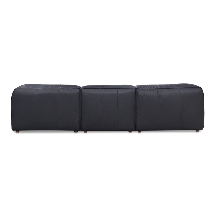 Moe's Home Collection Form Signature Modular Sectional ~ Vantage Black Leather