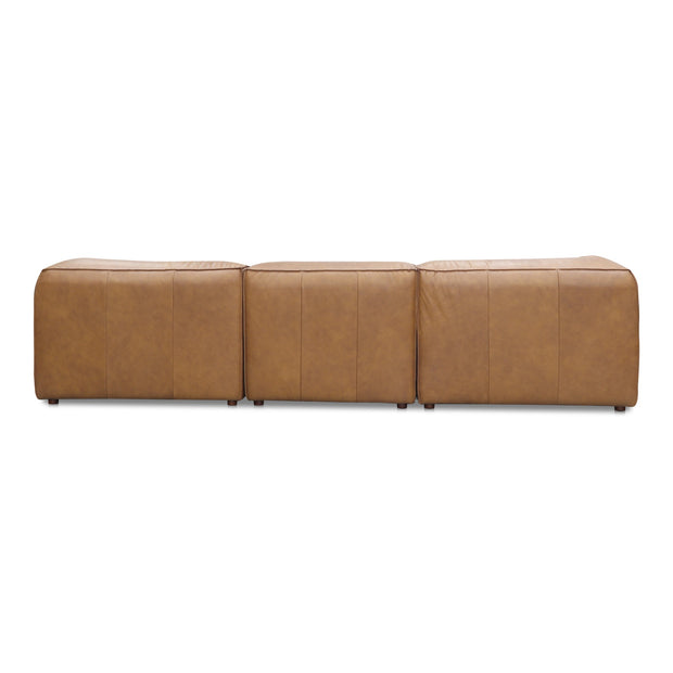 Moe's Home Collection Form Signature Modular Sectional ~ Sonoran Tan Leather