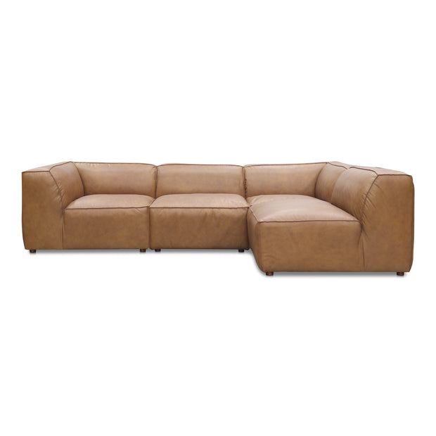 Moe's Home Collection Form Signature Modular Sectional ~ Sonoran Tan Leather
